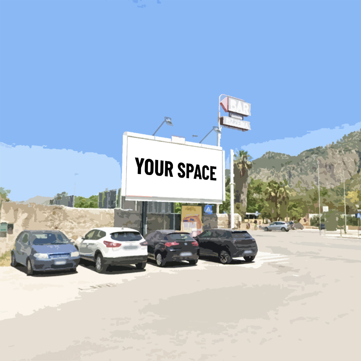 SPAZIO PUBBLICITARIO 600 x 300 Piazza Salerno (PALERMO) Dal 19/10/2026 al 01/11/2026 14 giorni